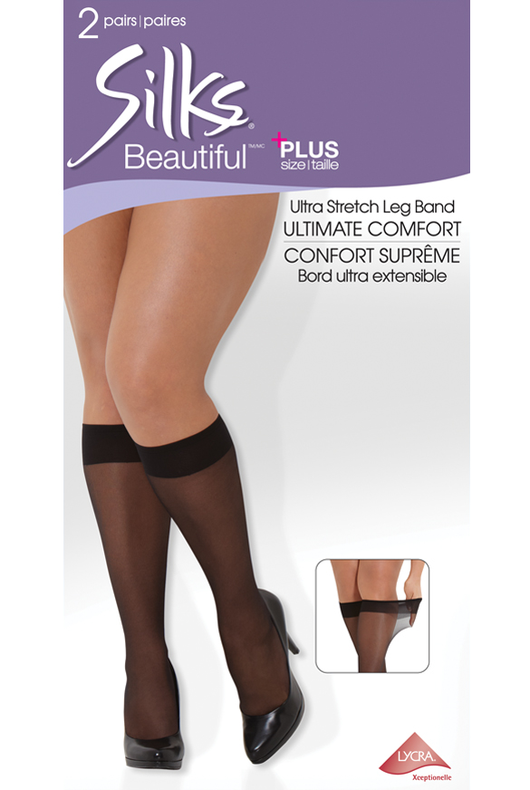 Silks Beautiful Plus Size 20 Denier Sheer Comfort Panty Pantyhose -  Lingerie Underworld